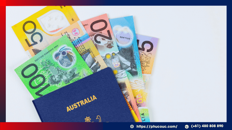 Tổng số tiền cần có để chứng minh tài chính du học Úc rơi vào khoảng 40.000 - 50.000 AUD