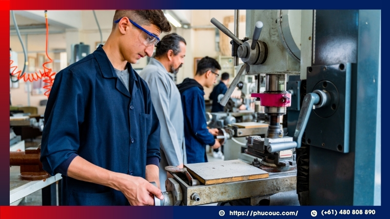 Khóa học nghề tại Úc giúp du học sinh tiết kiệm chi phí và sớm đi làm thực tế