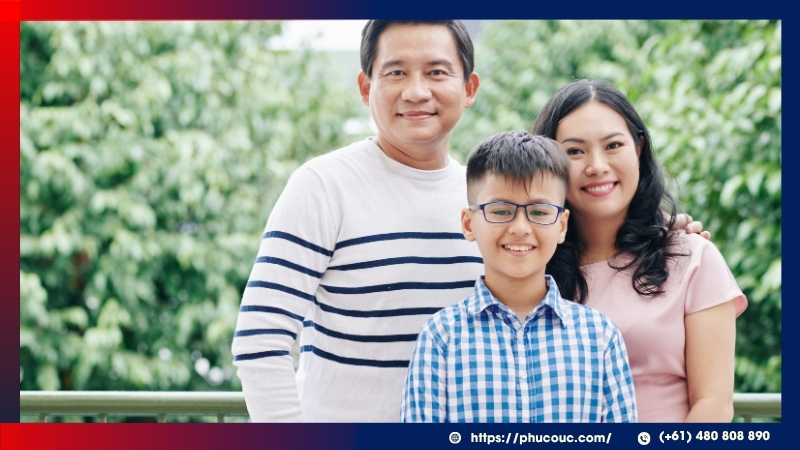 Du học sinh Úc có thể mang theo cha mẹ đi cùng