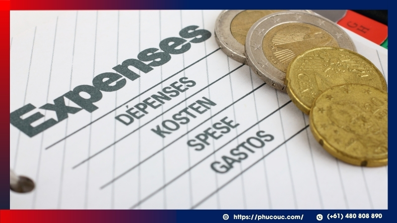 Hồ sơ tài chính minh bạch khai báo đầy đủ và cần chuẩn bị chi phí sinh hoạt tại Úc